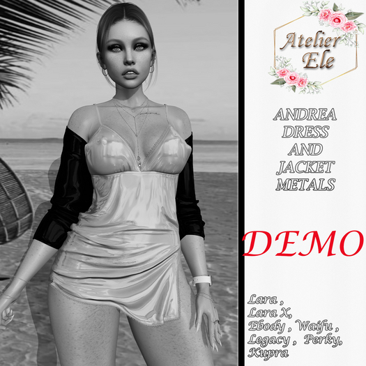 {AE} [ DEMO ] ANDREA DRESS  METAL