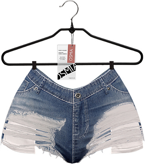 OSMIA - Rachel.Denim Shorts - Blue