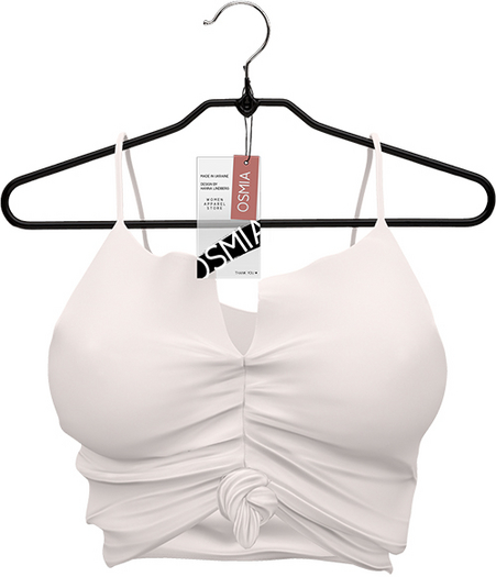 OSMIA - Stella.Cropped Top - White