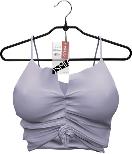 OSMIA - Stella.Cropped Top - Light Blue