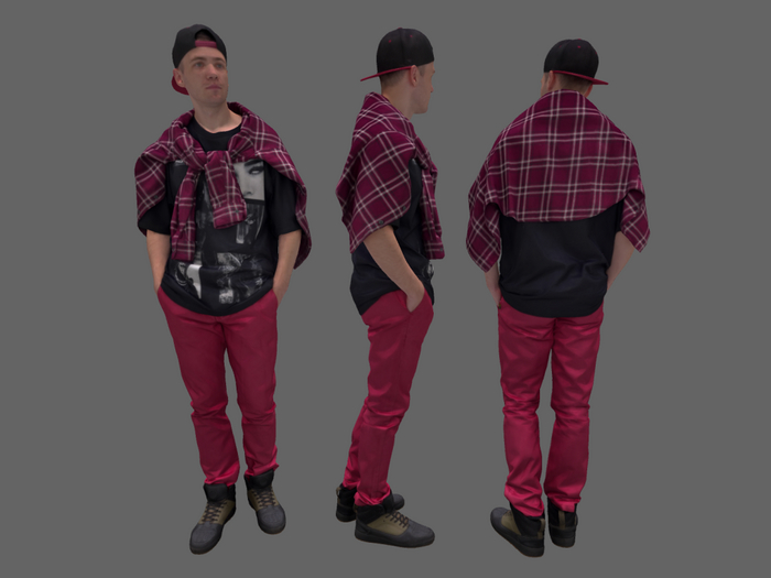 NPC young guy keeps his hands in pockets