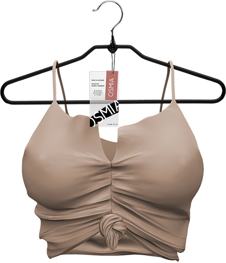 OSMIA - Stella.Cropped Top - Beige