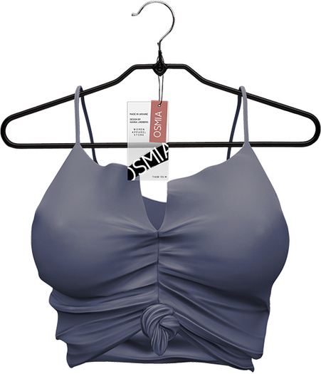 OSMIA - Stella.Cropped Top - Blue