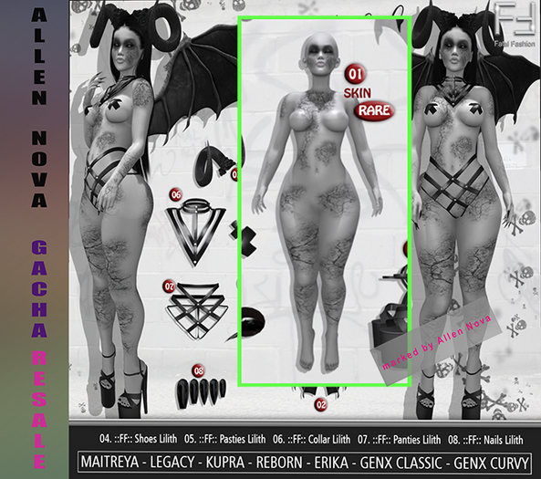 01. RARE ::FF:: Skin Lilith - SALE !