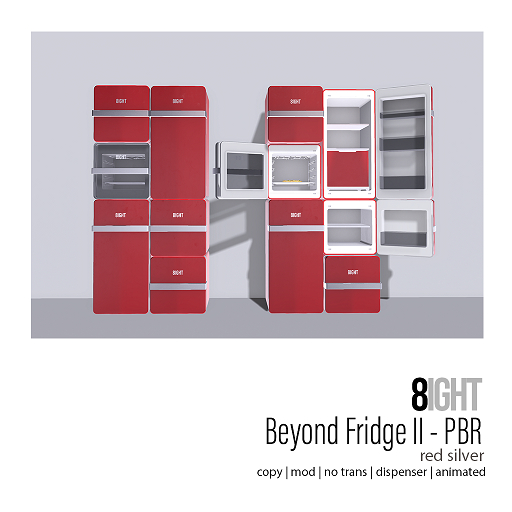 8 Beyond Fridge II - Silver Red