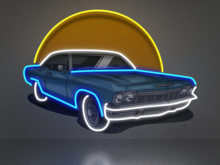 Car 22 Neon picture Full Permission