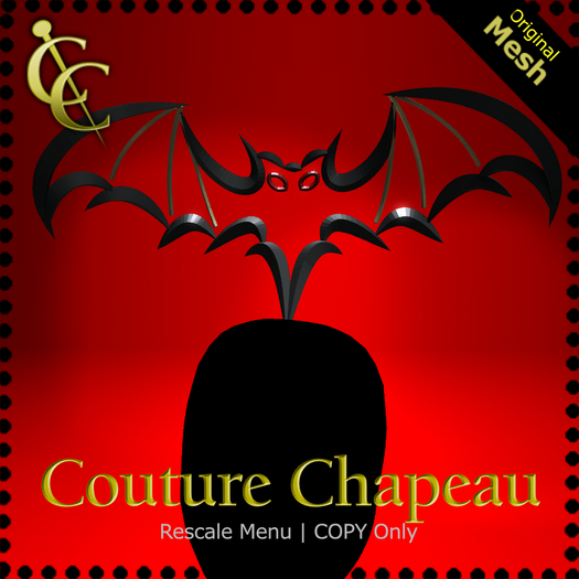 CC Glam Bat Tiara BOXED