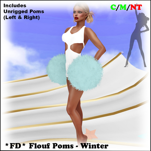 *FD* Flouf Poms  [Boxed] Winter
