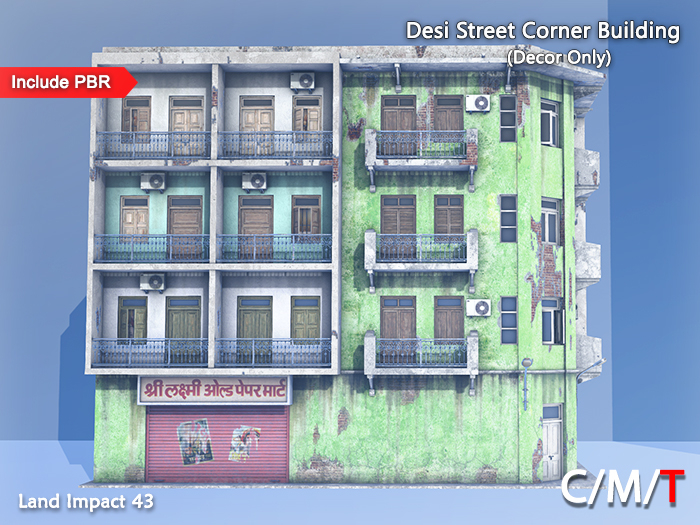 "Killer's" Desi Street Corner Building (Decor Only)