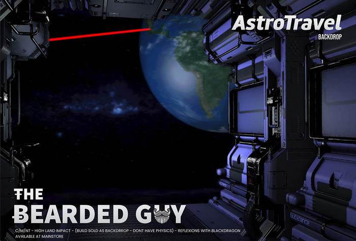 Astro Travel Backdrop - The Bearded Guy