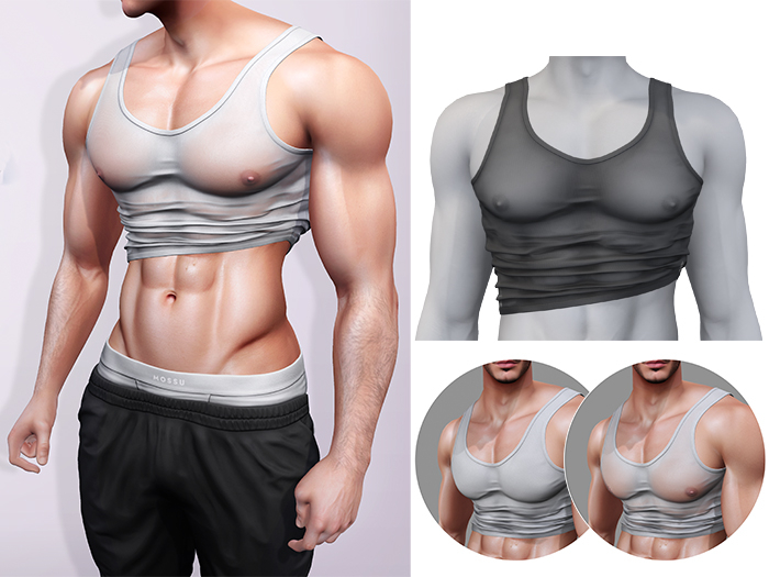 Mossu - Ryder Tank Top - Gray