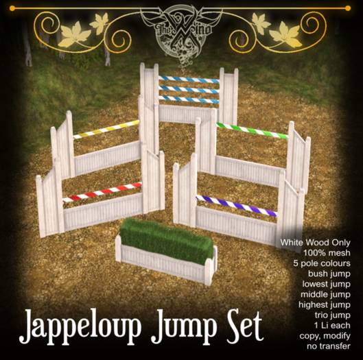 [WM] Jappeloup Jump Set - White 