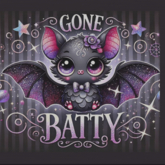 Gone Batty -Canvas Artwork-