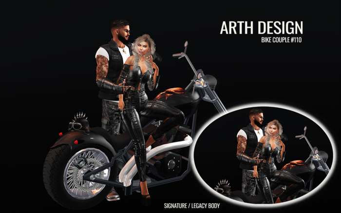 ARTH - BIKE COUPLE POSE #110