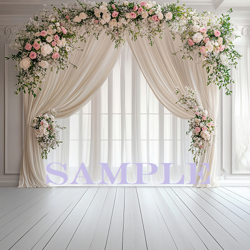 Wedding French Doors Backdrop