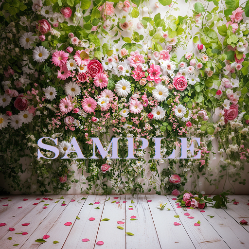 Bright Flowers Backdrop