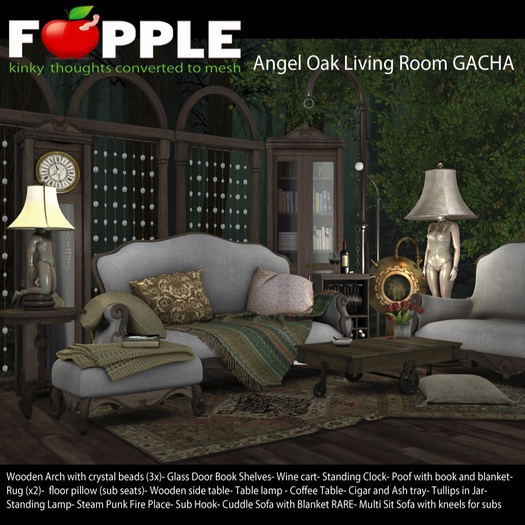 Fapple- Angel Oak Fire Place
