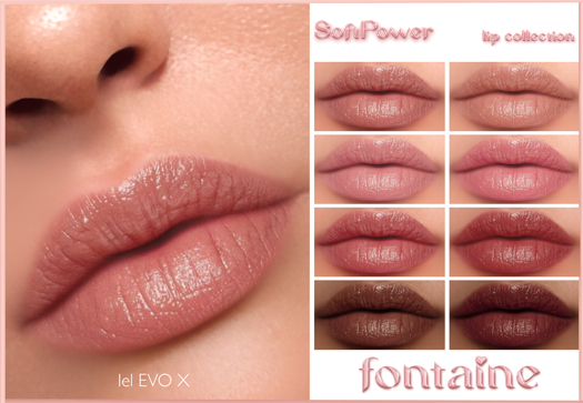 Fontaine Cosmetics - SoftPower Lip Collection - DEMO