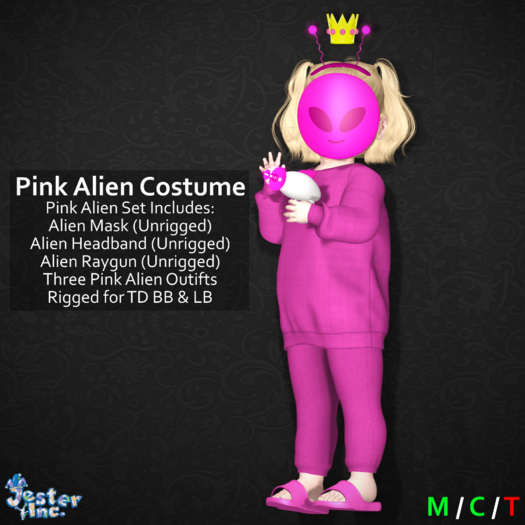 [Jester Inc.] Pink Alien Costume!