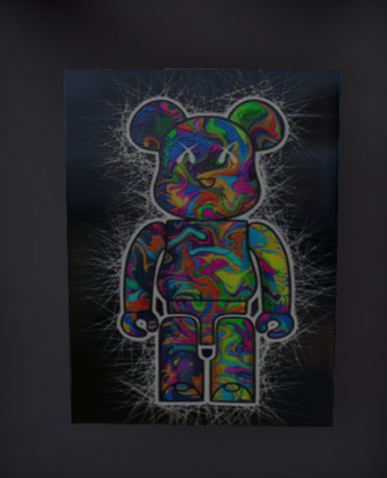 KawsBearBrickPainting