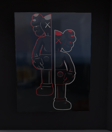 SplitKawsPainting