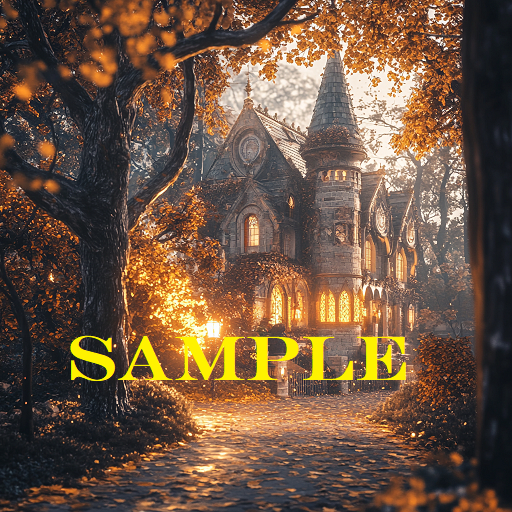 A Beautiful Castle Home Backdrop