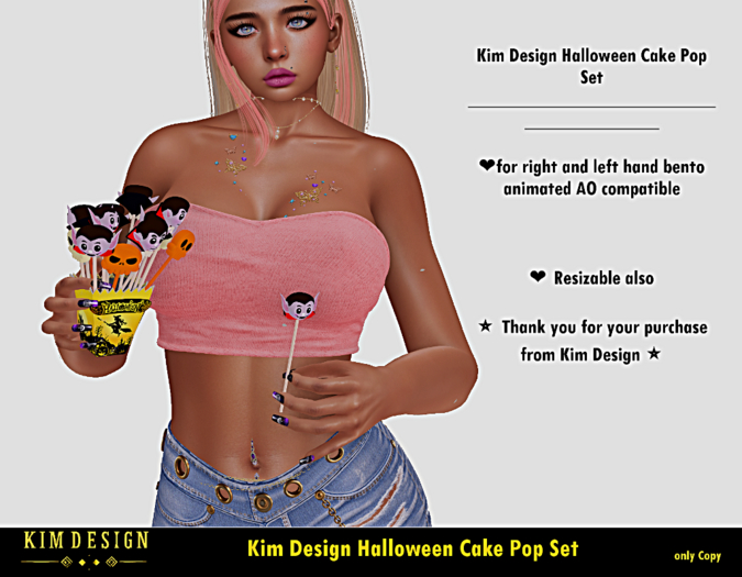Kim Design Halloween Cake Pop Set