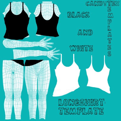 CandyTex Longshirt-template