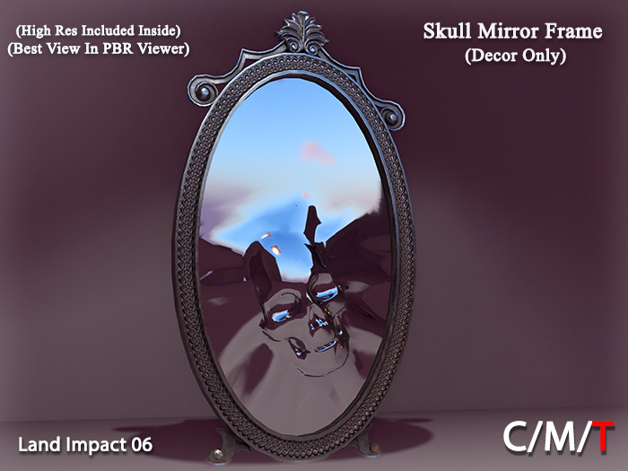 "Killer's" Skull Mirror Frame (Decor Only)