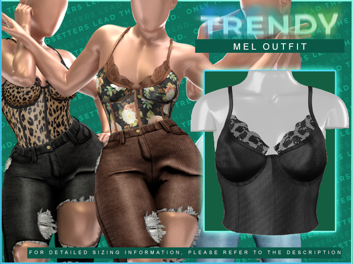 [TRENDY] Mel Top [Black]