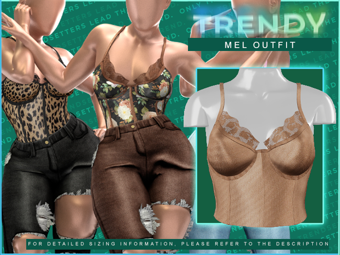 [TRENDY] Mel Top [Brown]