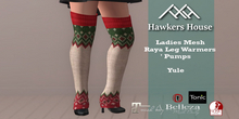 (HH* Ladies Mesh Raya Leg Warmers Yule