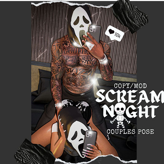 Scream Night Pose