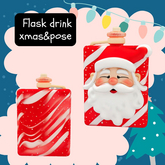 {MB} Flask drink xmas&pose