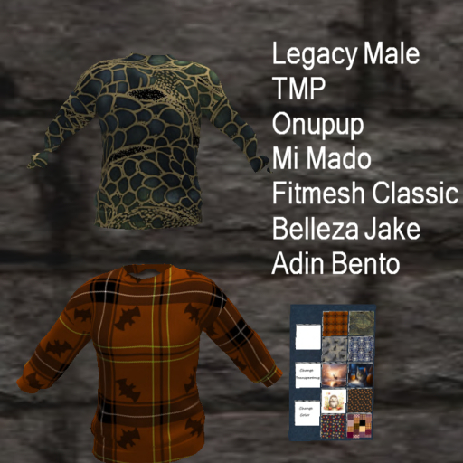 Second Life Marketplace (GGD) DEMOMen's SweaterHalloween