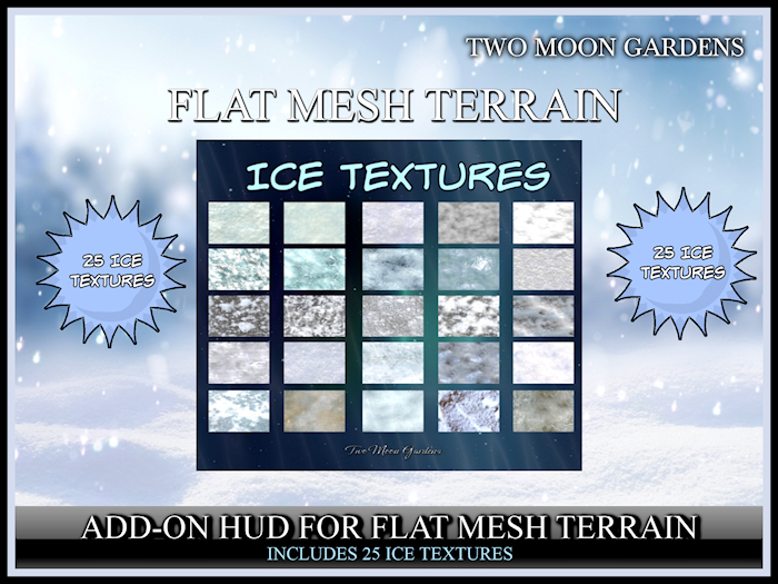 Flat Land Terrain Ice Hud
