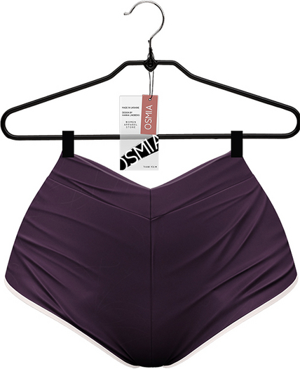 OSMIA - Hazel.Sport Shorts - Currant