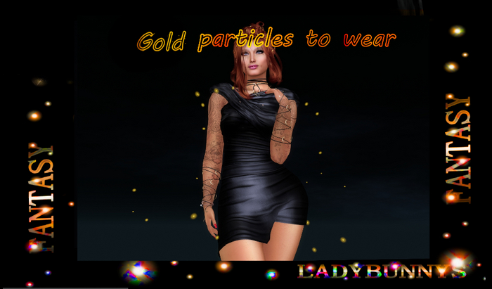 *•FaNtAsY FX Particles•*Gold Particles To Wear-(Particles to add and wear) 