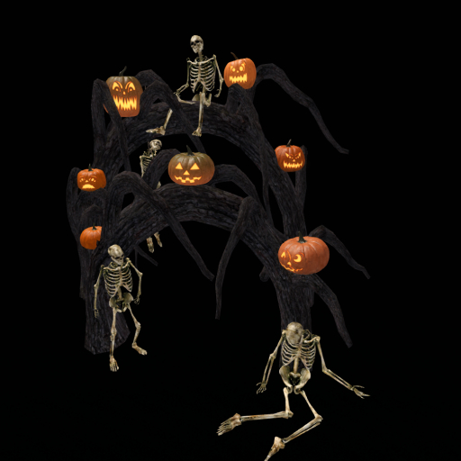 (PD) Dead Wood Pumpkin & Skeleton Arch - ADD