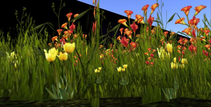 ALMOST FREE! WHIMSY 1 PRIM YELLOW AND PEACH "IN THE MEADOW" FLOWERS-COPY MOD