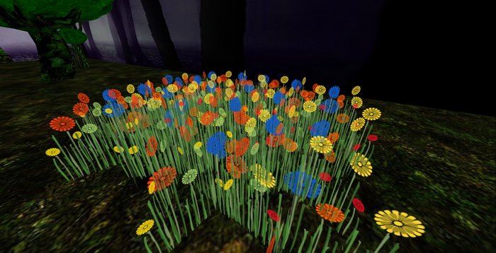 ALMOST FREE! WHIMSY 1 PRIM COLORFUL DAISY DREAM FLOWERS-COPYMOD