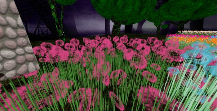 ALMOST FREE! WHIMSY 1 PRIM FUSCIA  DANDY DREAM FLOWERS-COPYMOD