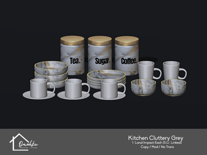 OMAHKU - Kitchen Cluterry Grey