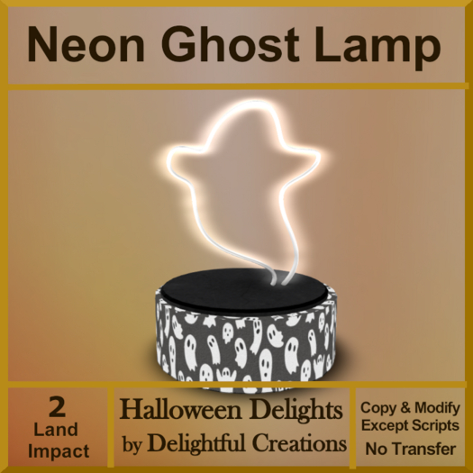 Neon Lamp Ghost