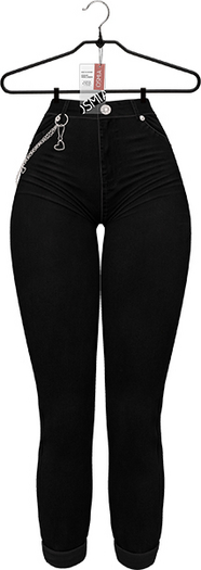 OSMIA - Brylee.Rise.Boyfriend.Jeans - Black