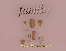 17. Black . Sand Family Love Art