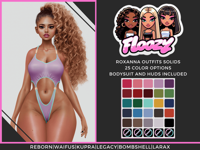 Floozy - Roxanna Outfit - Solids - Demo