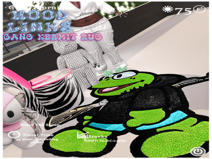 {HL}GANG KERMIT RUG