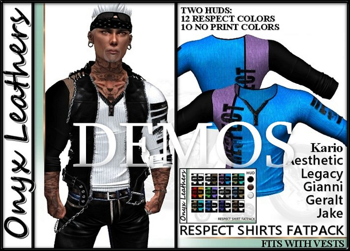 Demos for Respect Shirts Fatpack for Vests