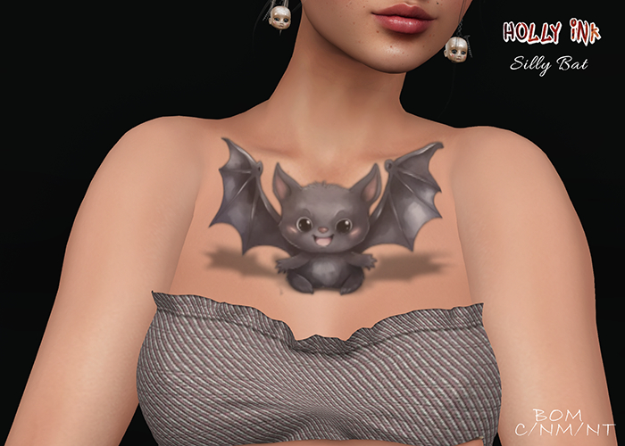 Holly Ink - Silly Bat - BOM tattoo